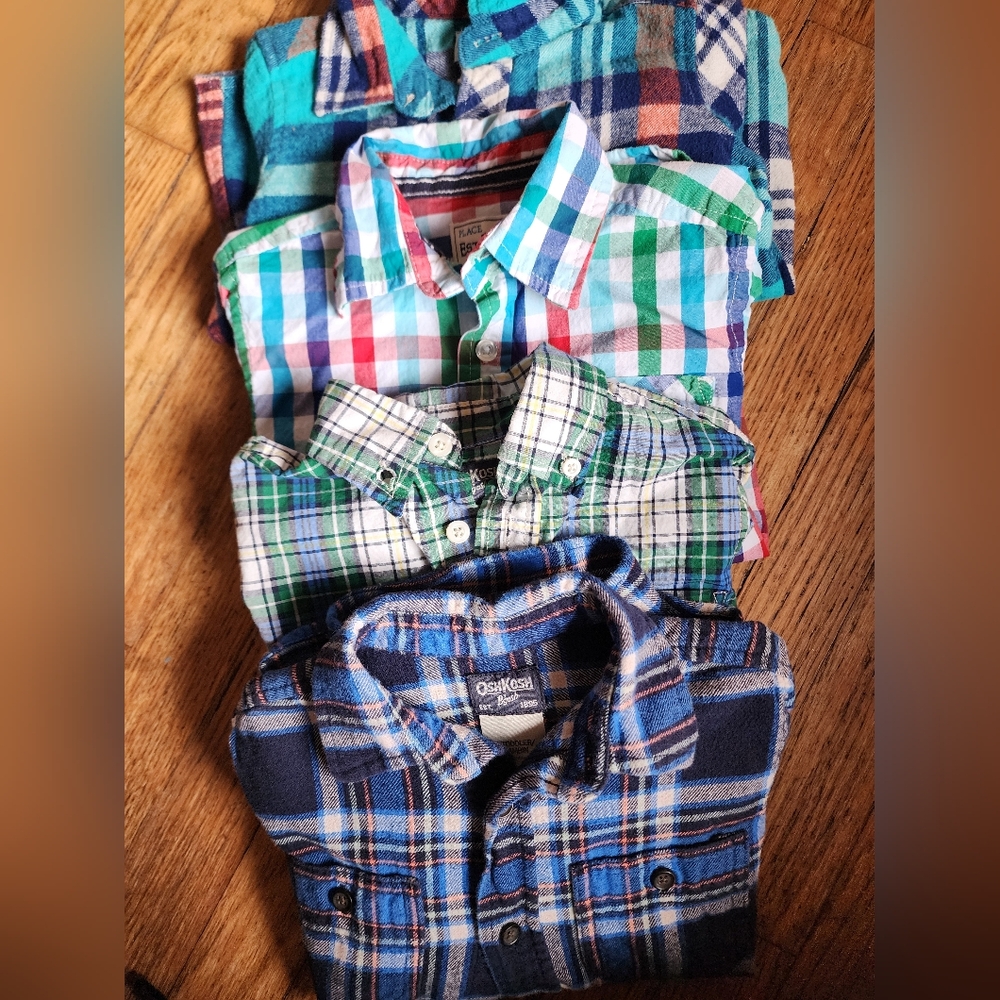 OshKosh B'gosh Kids And Old Navy Button Down- 4T